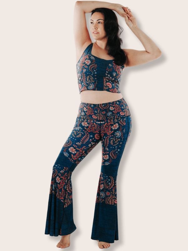 Yogaleggings Bell bottoms Festival Denim - Yoga Democracy