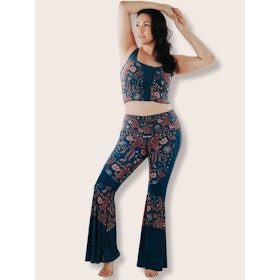 Yogaleggings Bell bottoms Festival Denim - Yoga Democracy