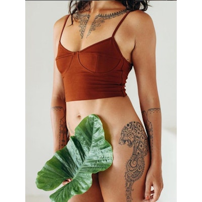 Yoga-BH Ylva Bamboo Bralette Burned Orange - Studio K