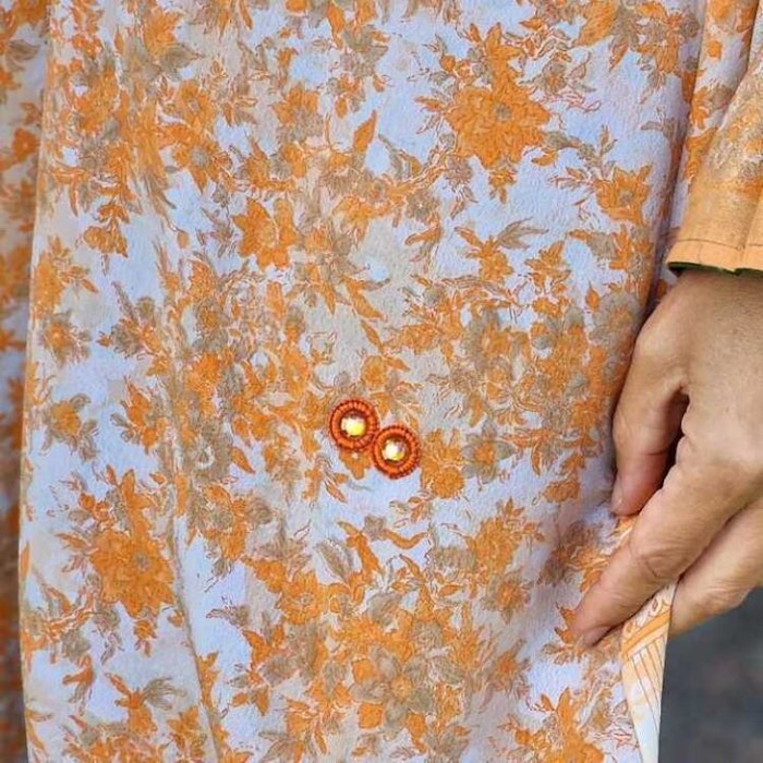 Kimono VÄNDBAR återvunnet silke Nr 94