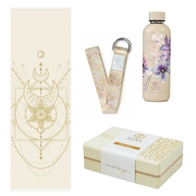 Yoga-Kit Sacred Mandala Ivory Extra Thick 6mm