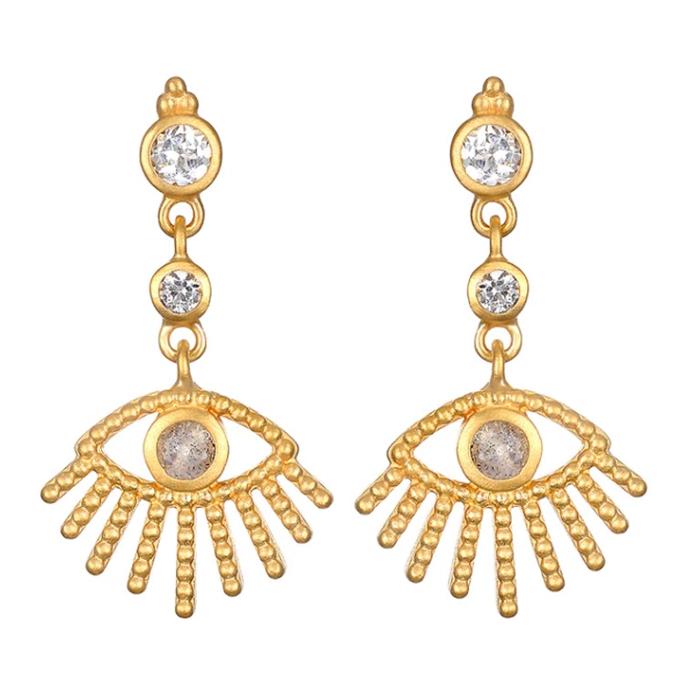 Örhänge Second Sight Evil Eye Earrings - Satya