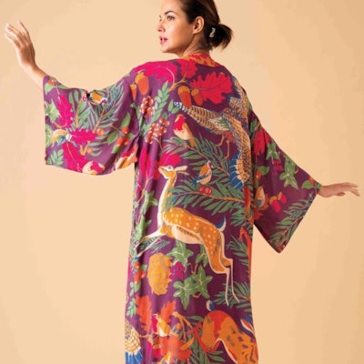 Kimono "Winter Wonderland Kimono" - Powder design