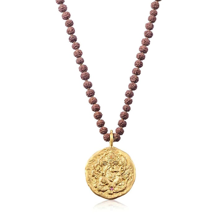 Mala halsband Ganapati Rudraksha Necklace - Ananda Soul