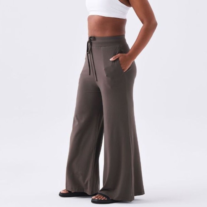 Yogabyxa Wide leg flow Black Olive - Dharma Bums