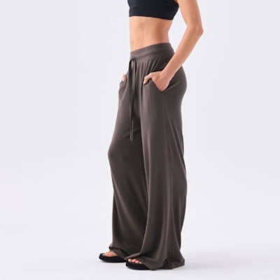 Yogabyxa Wide leg flow Black Olive - Dharma Bums