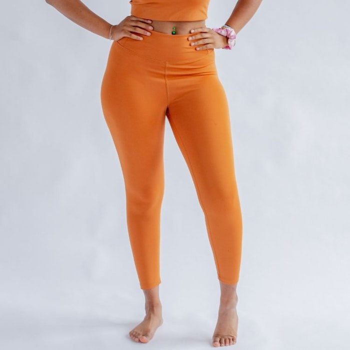 Yogaleggings FLOAT High Rise Long Spice - Girlfriend Collective