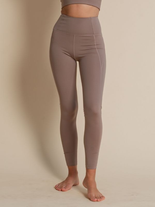 Yoga leggings Compressive High rise Long  Limestone - Girlfriend Collective