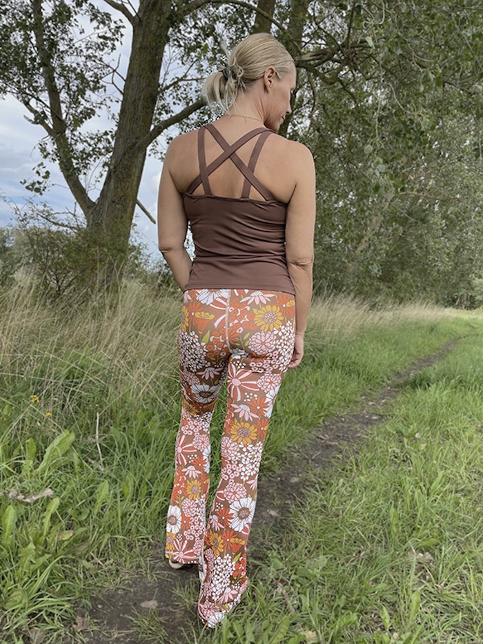 Yogaleggings Flares Hippie Garden - Soul Factory