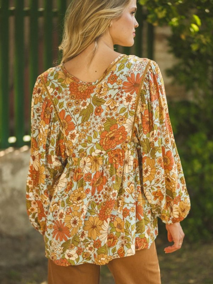 Blus Mimosa print Anna Top - Jaase