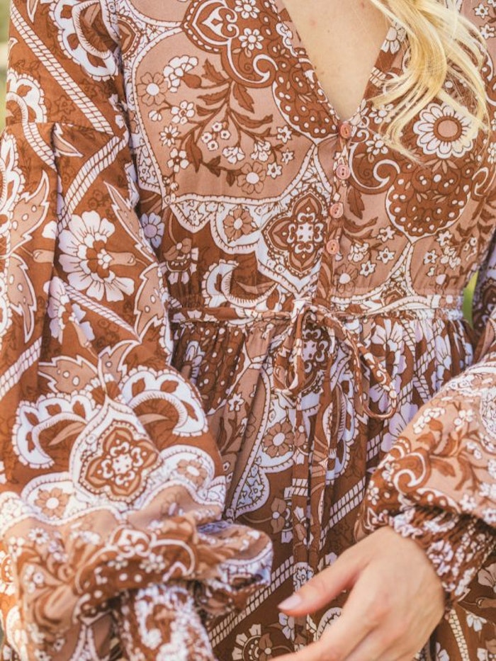 Klänning Umber print Cyrus Dress - Jaase