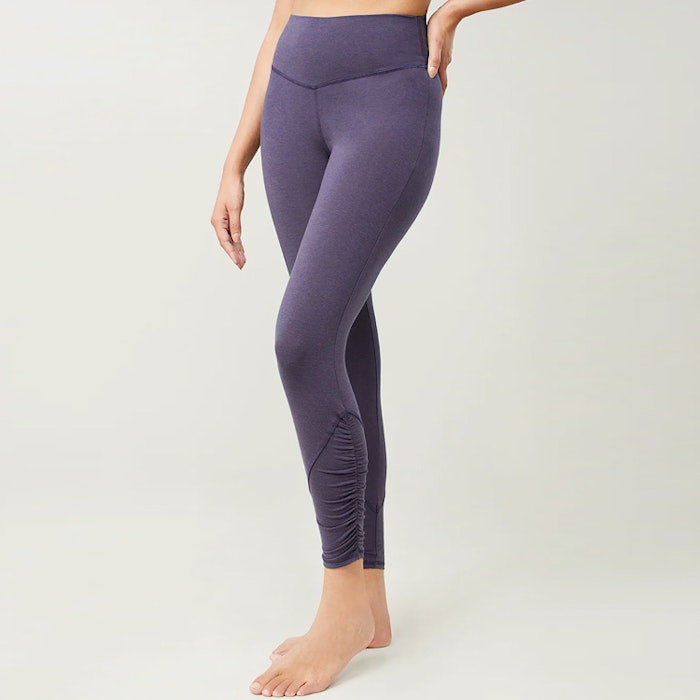 Yogaleggings Cropped Ruffled Imperial - Mandala