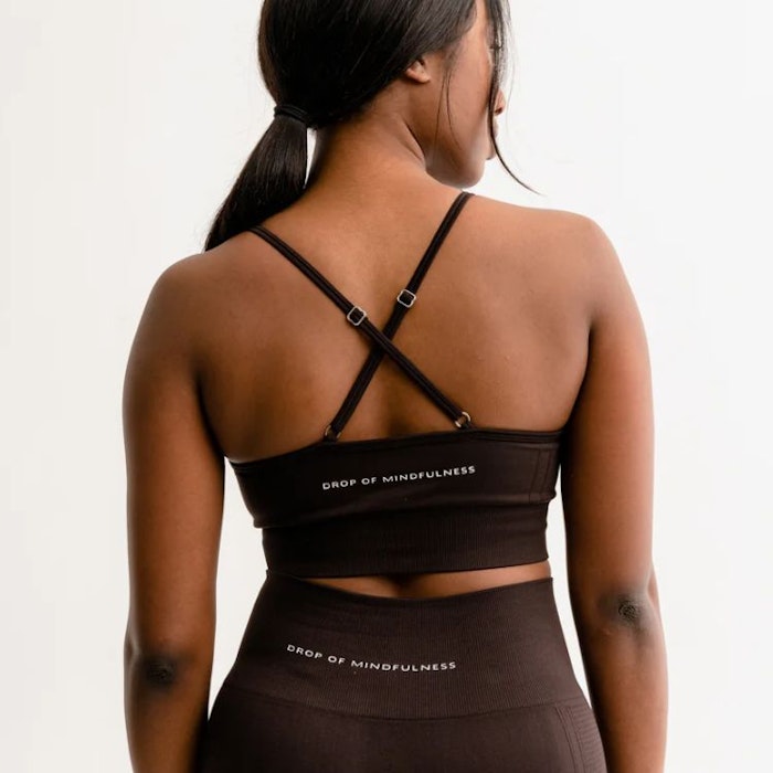 Sport-BH Yoga Seamless Maya Dark Brown - DOM