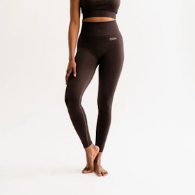 Yogaleggings Seamless CORA Dark Brown - DOM