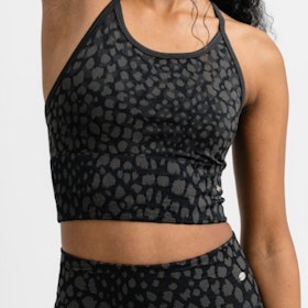 Sport-BH Yoga Seamless Noelle Grey Leopard - DOM