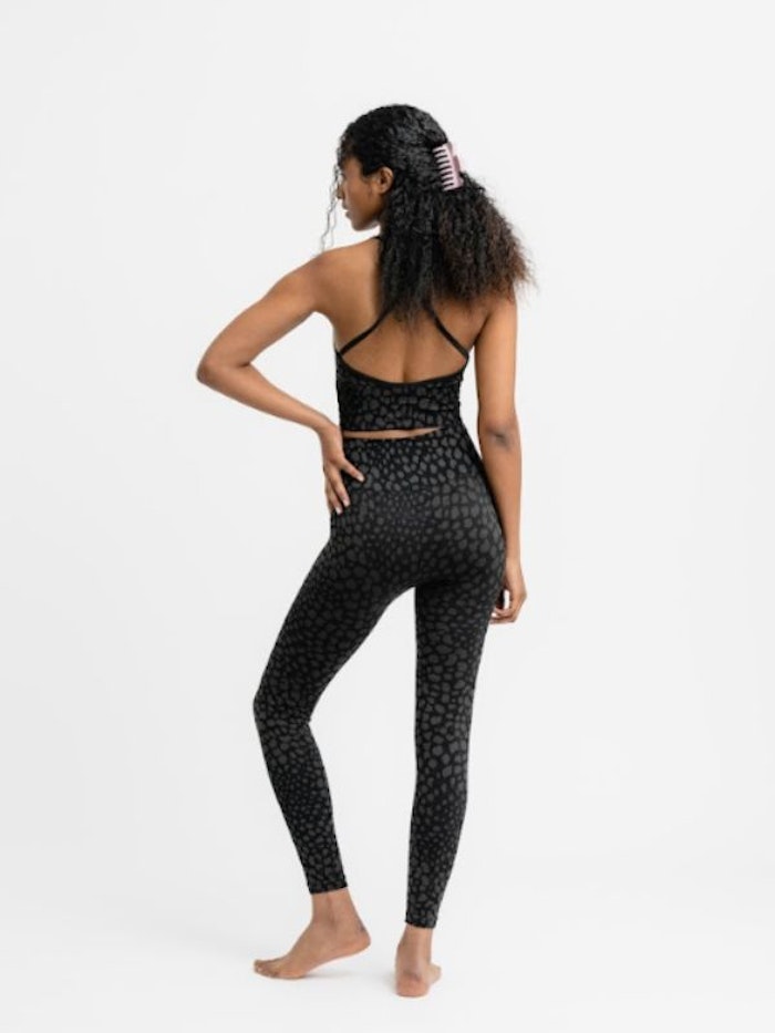 Sport-BH Yoga Seamless Noelle Grey Leopard - DOM