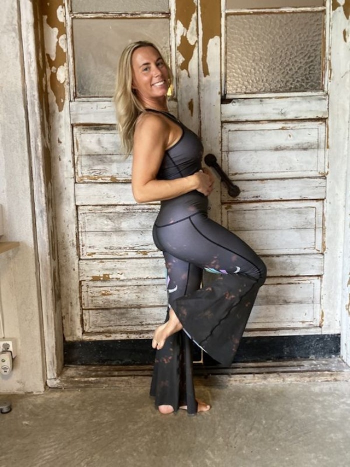 Yogaleggings Buffalo princess Crop Bell Bottom - Teeki