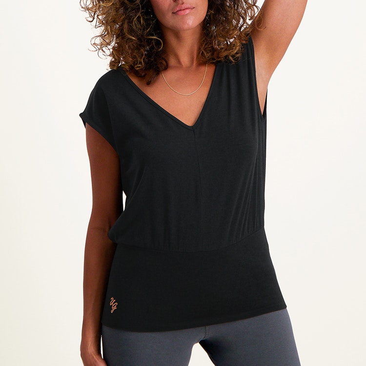 Yogatopp Mula Yoga Top Urban Black - Urban Goddess