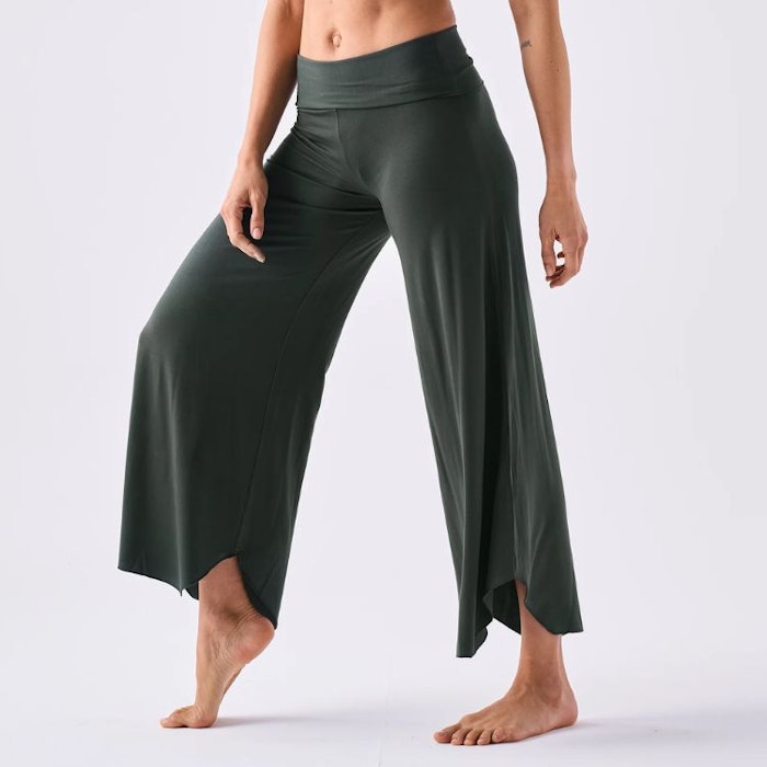 Yogabyxa Tulip Flare Pant Forest - Dharma Bums