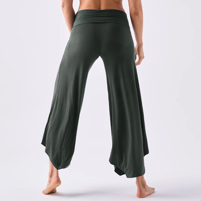 Yogabyxa Tulip Flare Pant Forest - Dharma Bums