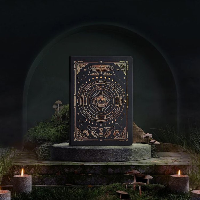 Kalender 2024 Astrological Planner Black A5 - Magic of I