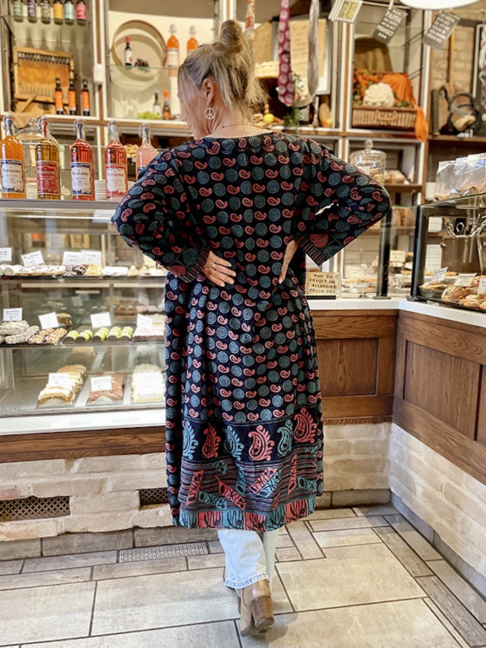 Kimono VÄNDBAR återvunnet silke Nr 144
