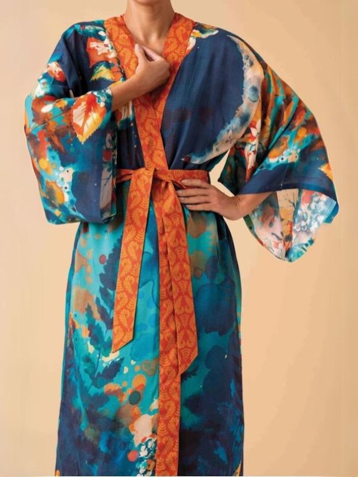 Kimono "Hare & Moon" - Powder design