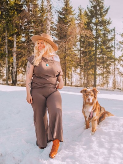 Jumpsuit Deluxe Plum Truffle - Soul Factory