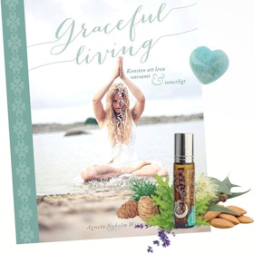 Live Gracefully Kit - bok, kristall, yogaolja