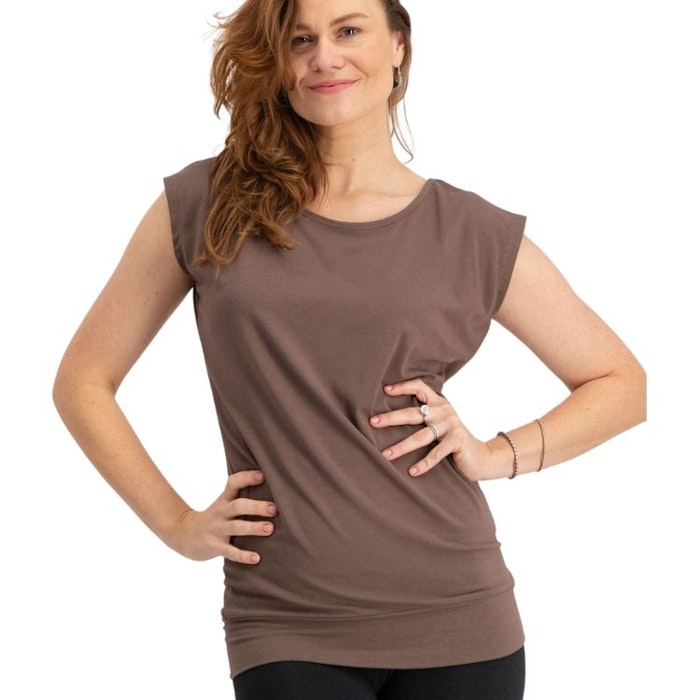 Yogatopp Asana Tee Clay - Urban Goddess