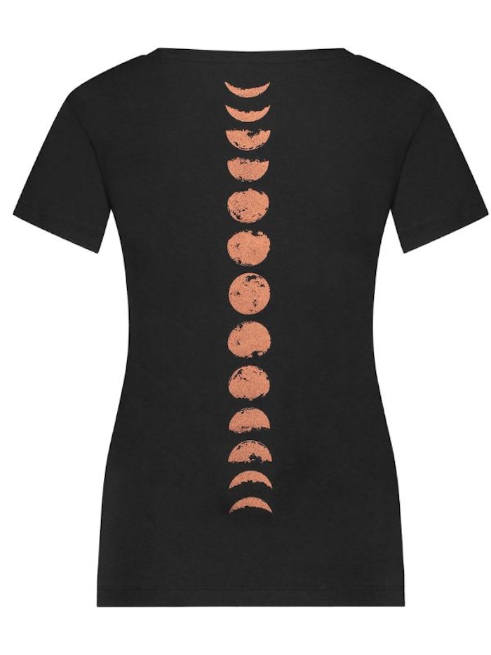 Yogatopp Luna Tee Black - Urban Goddess