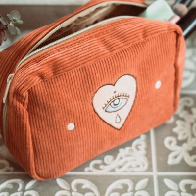 Makeup Bag Manchester Rust - Cai & Jo