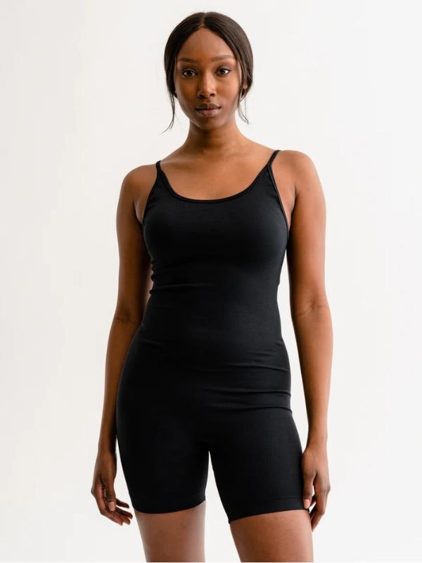 Jumpsuit Short Izzy Black - DOM