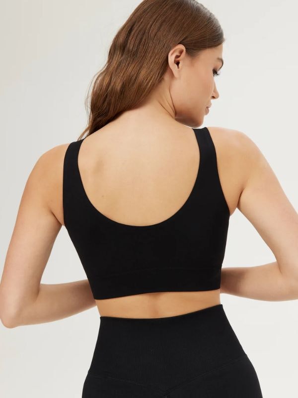 Sport-BH Yoga Seamless Flow Black - DOM