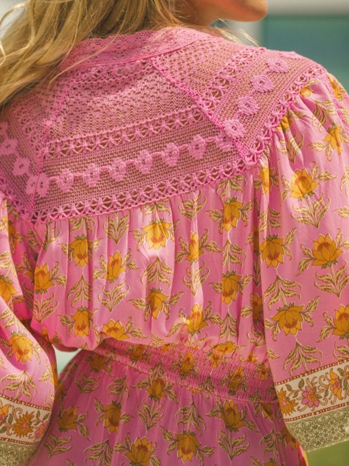 Klänning Pink Charm print Mini dress - Jaase