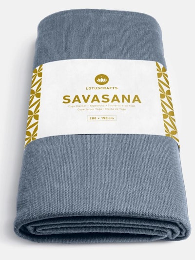 Yogafilt Savasana Blåklint