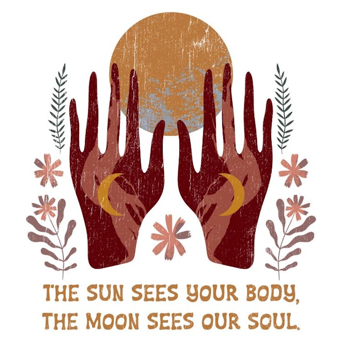 T-shirt The sun & the moon - Soul Factory