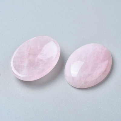 Rosenkvarts Worry stone kristall