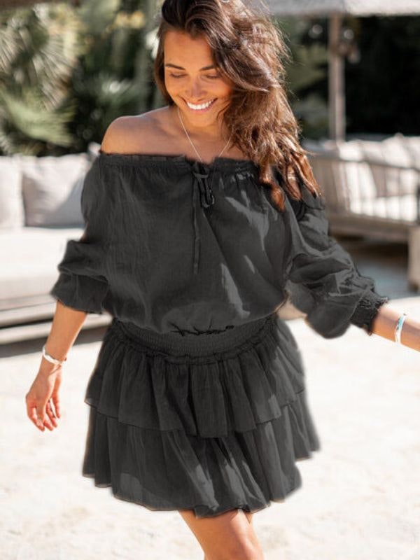 Klänning Peralta Short Black - Ibz Mode