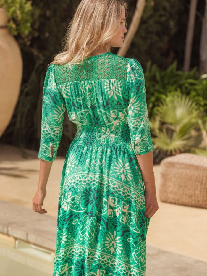 Klänning Jade print Indiana Maxi dress - Jaase