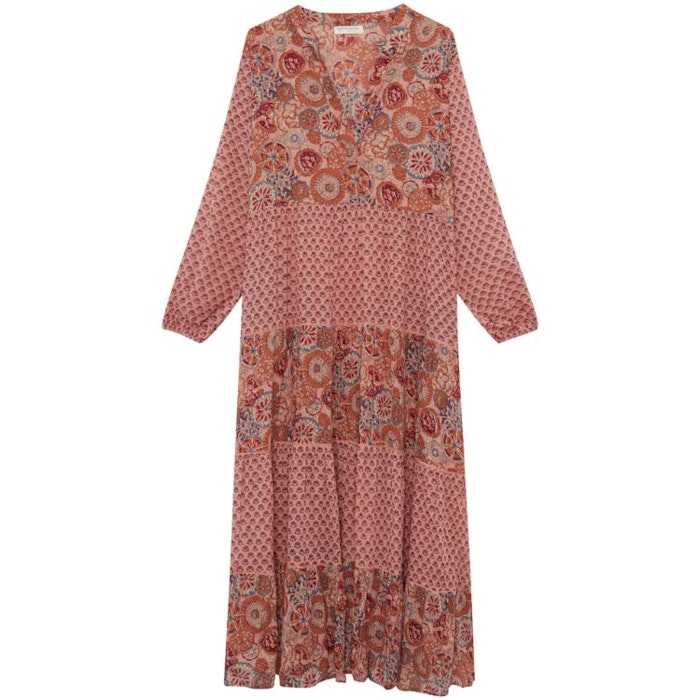 Klänning Lala Dress Rust Flamingo - Maison Hotel