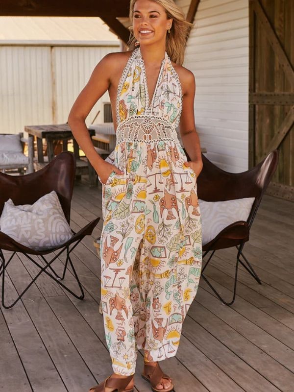 Jumpsuit Fantasy print Madelyn - Jaase