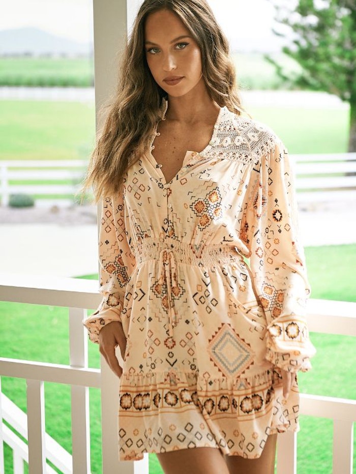 Klänning Elsie Print Olivia Mini Dress - Jaase