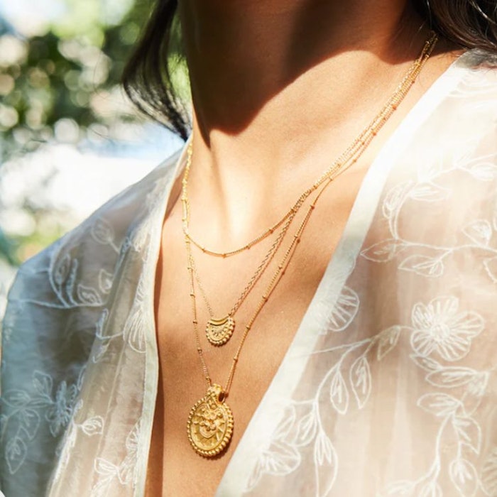 Halsband Mini Mandala Gold - Satya