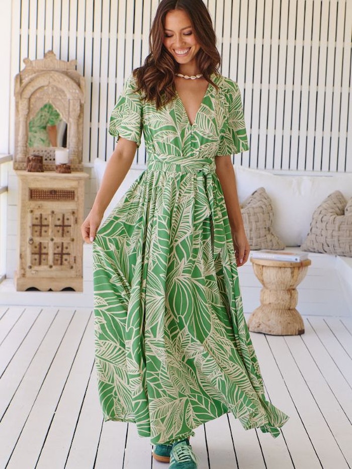 Klänning Evergreen Lia Maxi dress - Jaase