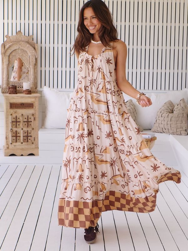Klänning Bora Bora Print Erryn Maxi  - Jaase