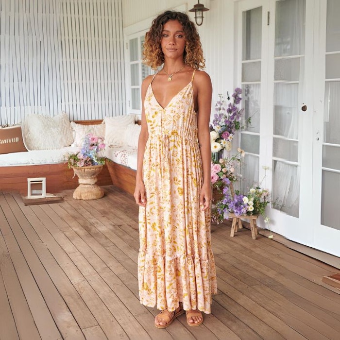 Klänning Suki Print Reef Maxi - Jaase