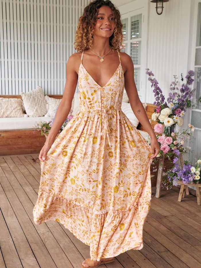Klänning Suki Print Reef Maxi - Jaase