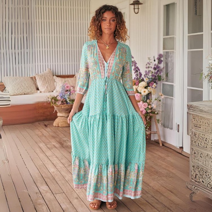 Klänning Atlantis Print Tessa Maxi dress - Jaase
