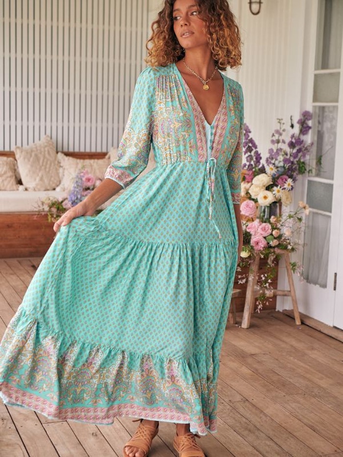 Klänning Atlantis Print Tessa Maxi dress - Jaase